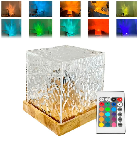Lámpara Velador de Mesa Luz Noche – Iluminación Cálida y Decorativa