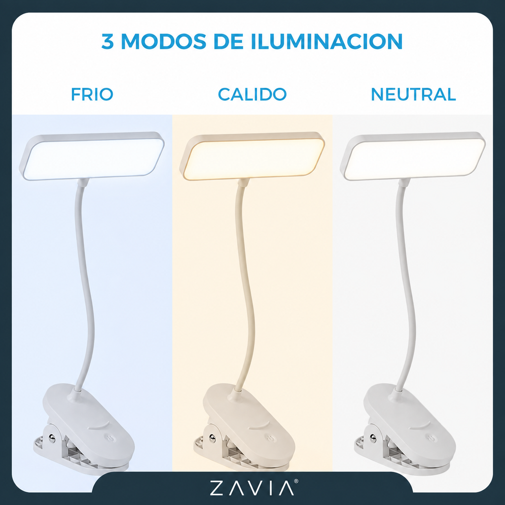 Lampara Velador Flexible Led Usb