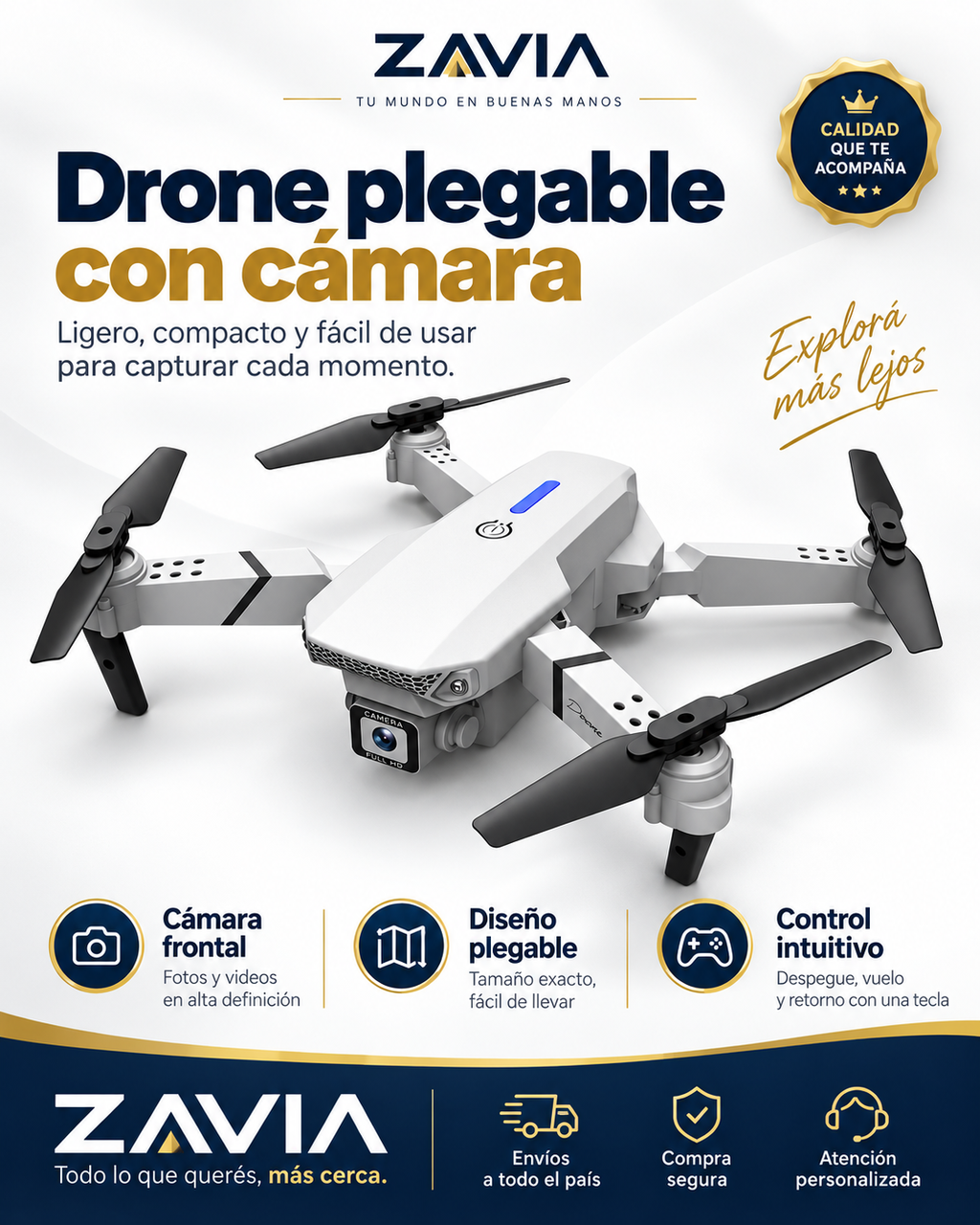 Dron 4k Hd - Camera E88