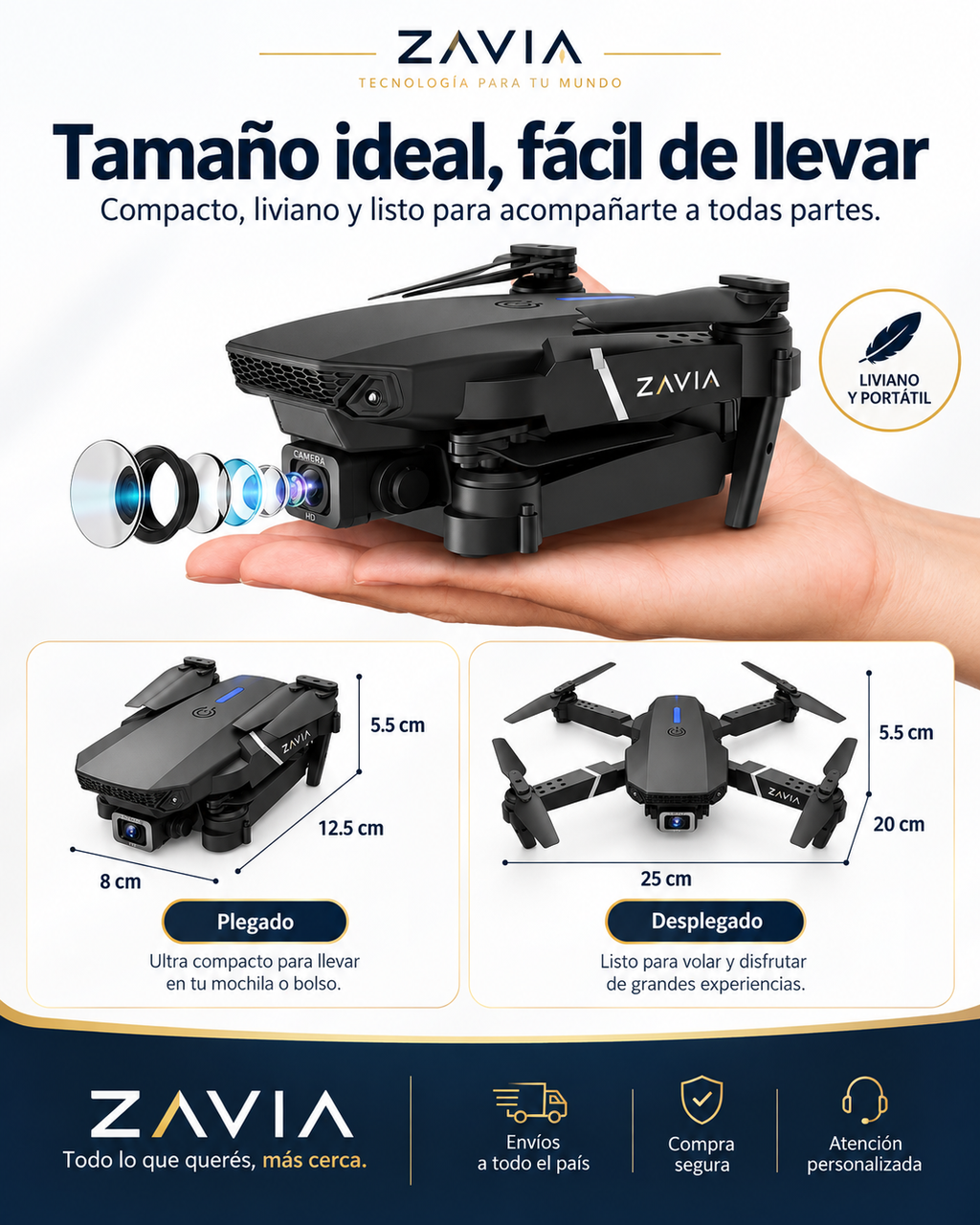 Dron 4k Hd - Camera E88