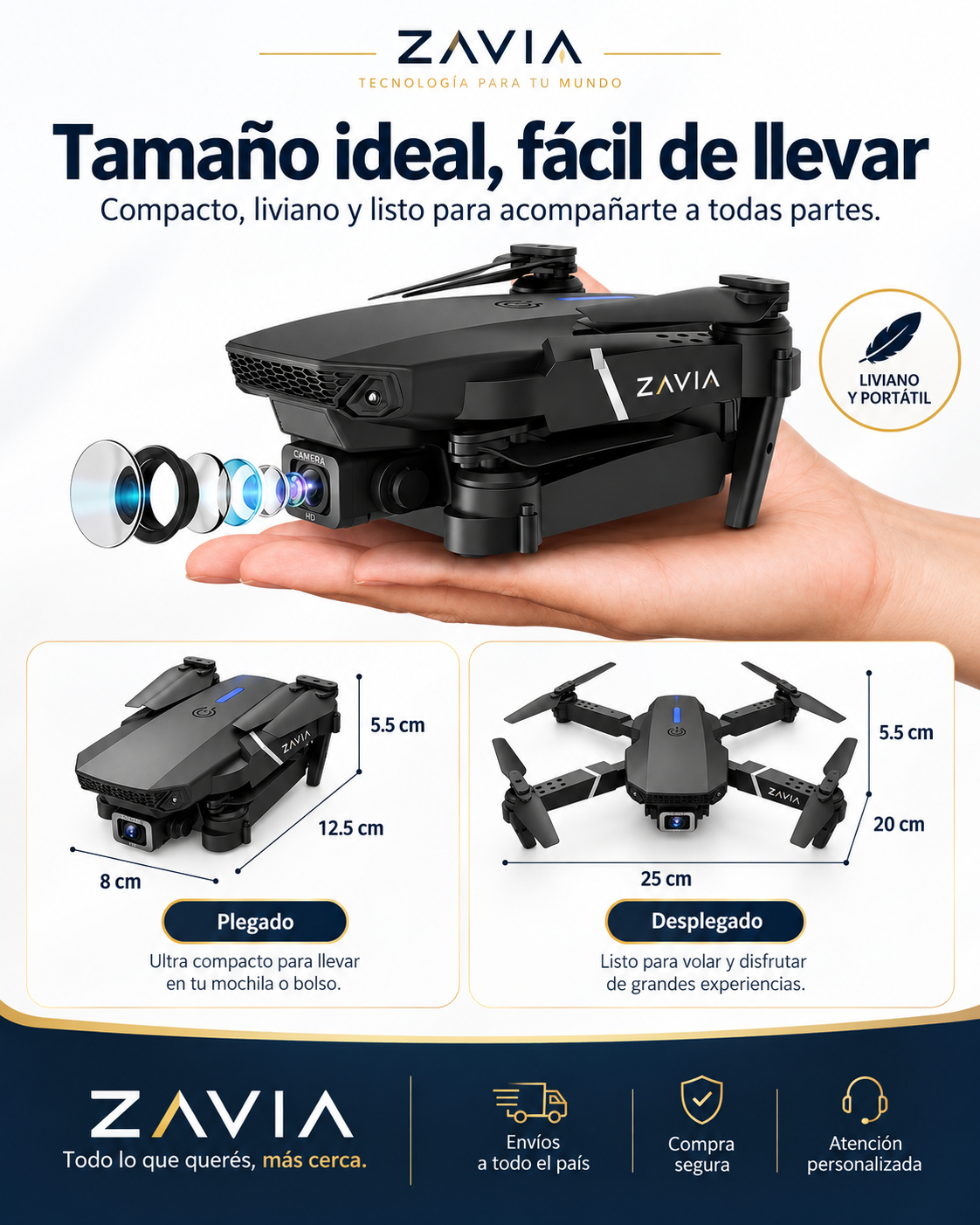 Dron 4k Hd - Camera E88